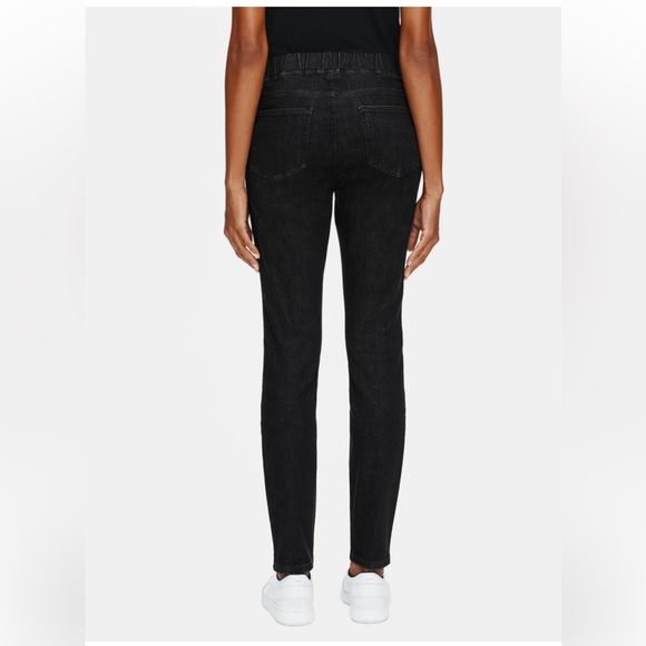 Eileen Fisher organic cotton stretch jean leggings size medium - Picture 7 of 10